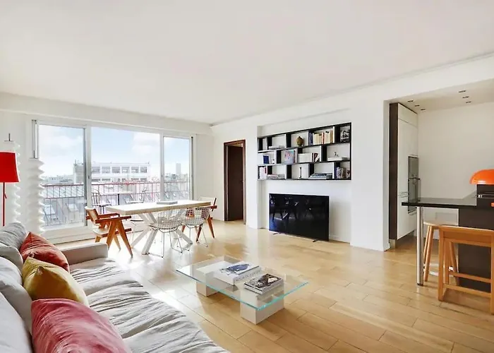 Penthouse Champs Elysees, Vue Sur Tout Paris Et La Tour Eiffel